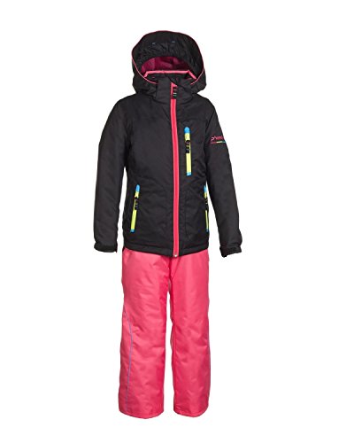 Phenix Mädchen Skianzug schwarz pink Schneeanzug